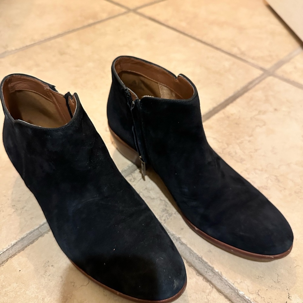 Sam Edelman Black Suede Ankle Booties